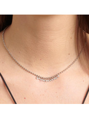 Collana Donna Brosway Symphonia BYM149 in Acciaio Silver con Cristalli