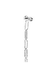 Mono orecchino pendente da donna Marlù acciaio con perla 33OR0062-W