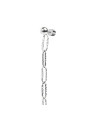 Mono orecchino pendente da donna Marlù acciaio con perla 33OR0062-W