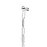 Mono orecchino pendente da donna Marlù acciaio con perla 33OR0062-W
