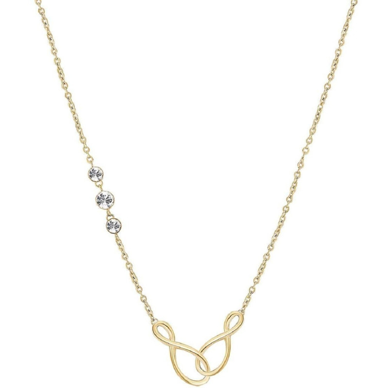 Collana Donna Ribbon Brosway BBN10 Infinito in Acciaio Pvd Oro Giallo e Cristalli Collana Donna Ribbon Brosway BBN10 Infinito in Acciaio Pvd Oro Giallo e Cristalli
