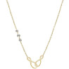 Collana Donna Ribbon Brosway BBN10 Infinito in Acciaio Pvd Oro Giallo e Cristalli