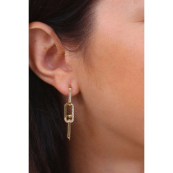Earrings Woman LIU JO LJ1800 Color Yellow Gold with Zircons