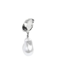 Monorecchino lobo donna della Marlù acciaio con perla 33OR0068-W