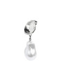Monorecchino lobo donna della Marlù acciaio con perla 33OR0068-W