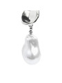Monorecchino lobo donna della Marlù acciaio con perla 33OR0068-W