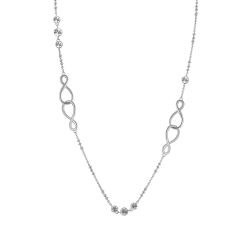 Collana Donna Brosway Ribbon BBN17 in Acciaio Silver con Infinito