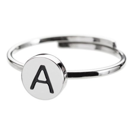 Anello Marlù Time 18an018a-s Acciaio Smalto Donna