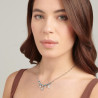 Collana Donna Brosway Chakra BHKN084 in Acciaio Silver e Calcedonio Azzurro e Stella