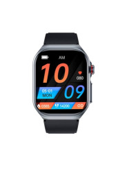 Orologio Smartwatch Unisex Smarty SW082A in Silicone Nero Fitness Amoled