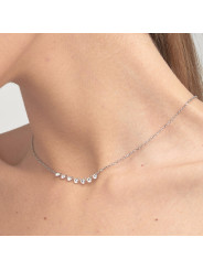 Collana Donna Brosway Symphonia BYM131 in Acciaio Silver con Cristalli