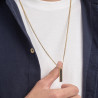 Collana Uomo Brosway Ink BIK112 in Acciaio Pvd Oro con Pendente