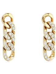 Orecchini Donna LIU JO LJ1818 a Catena Colore Oro con Zirconi