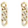 Orecchini Donna LIU JO LJ1818 a Catena Colore Oro con Zirconi