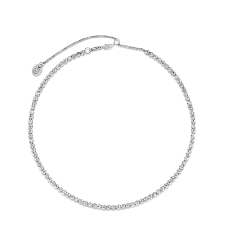 Collana Donna Liujo LJ2475 in Acciaio 3161l Silver con Zirconi Cubici Bianchi Collana Donna Liujo LJ2475 in Acciaio 3161l Silver con Zirconi Cubici Bianchi