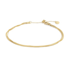 Cavigliera Donna Marlù 20CV096G catena multifilo snake quadrata
