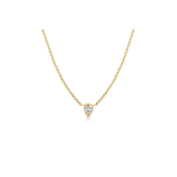 Collana Donna Liujo LJ2532 in Acciaio 3161l Pvd Oro Giallo con Ciondolo a Goccia e Zirconi