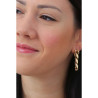 Earrings Woman LIU JO LJ1818 Chain Gold Color with Zircons