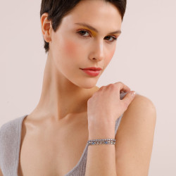 Bracciale Da Donna Tennis Brosway BEI069 in Acciaio con Zirconi Viola