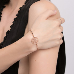 Bracciale da Donna Chakra Brosway BHK57 Fiore Della Vita In Acciaio Oro Rosa
