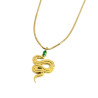 Collana Donna Marlù 33CN0018G -V In Acciaio Oro con Serpente Pendente