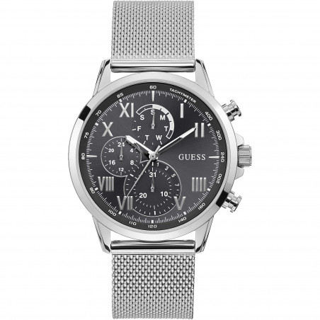 Men's Chronograph Watch Guess W1310G1 Polished Steel Bracelet Maglia Milano