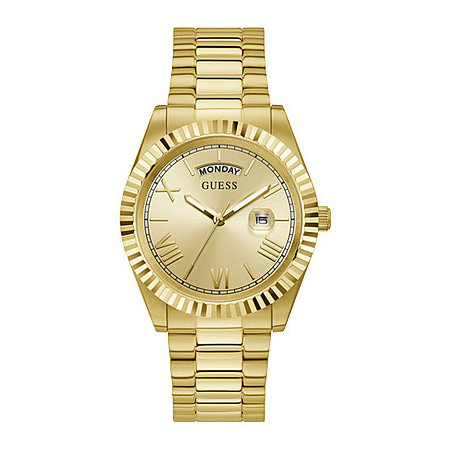 Men's Only Time Watch Guess GW0265G2 Connoisseur in gold color steel