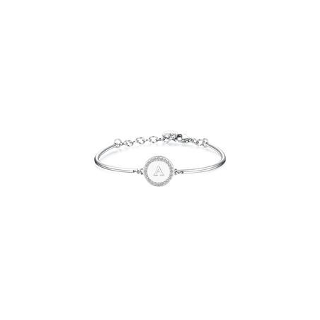 Bracciale Donna Brosway Chakra BHK124 in Acciaio Lettera A Alfabeto