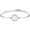 Bracciale Donna Brosway Chakra BHK129 in Acciaio Lettera F Alfabeto