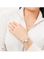 Collana Donna Daniel Wellington Pavè DW00400655 in Acciaio Silver