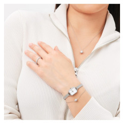 Collana Donna Daniel Wellington Pavè DW00400655 in Acciaio Silver