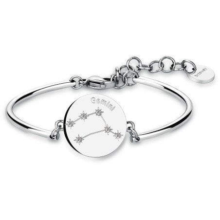 BRACCIALE DONNA ZODIACO GEMELLI BHK13 IN ACCIAIO