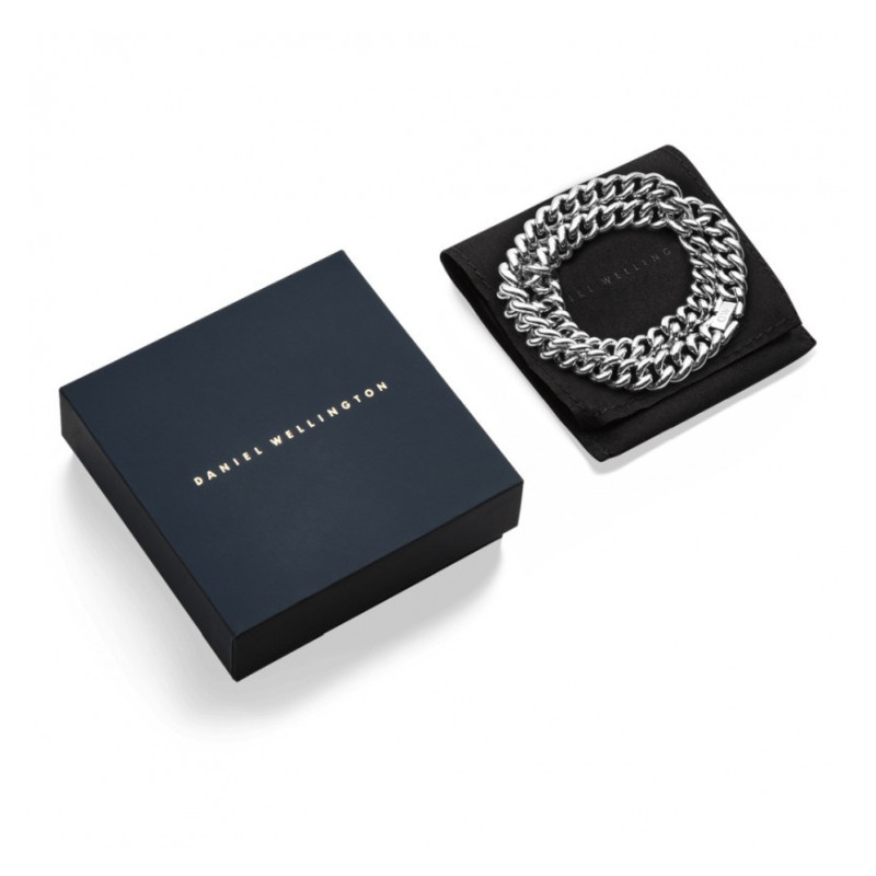 Collana Daniel Wellington chunky chain DW00400852 Catena Acciaio Silver