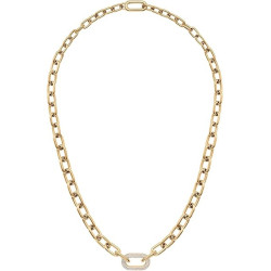 Collana Donna Daniel Wellington carbine crystal DW00400589 in Acciaio Oro Giallo