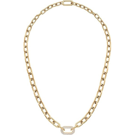 Collana Donna Daniel Wellington carbine crystal DW00400589 in Acciaio Oro Giallo