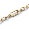 Collana Donna Daniel Wellington carbine crystal DW00400589 in Acciaio Oro Giallo