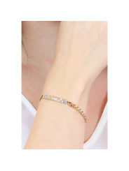 Bracelet Woman LIU JO LJ1831 Chain Color Yellow Gold with Zircons