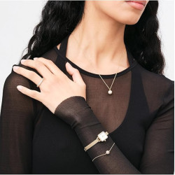 Collana Donna Daniel Wellington Pavè DW00400640 in Acciaio Oro Giallo