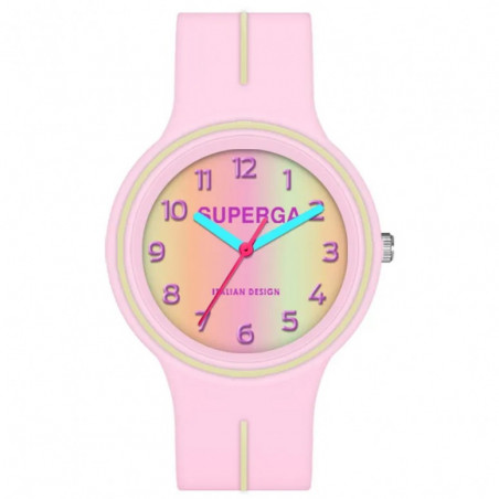 Girls' Superga Junior Solo Tempo STC130 Pink Silicone Watch