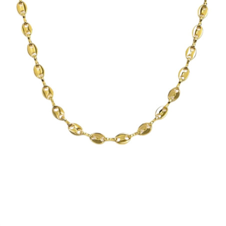 Collana Unisex Marlù in Acciaio Pvd Oro Giallo 33cn0027g