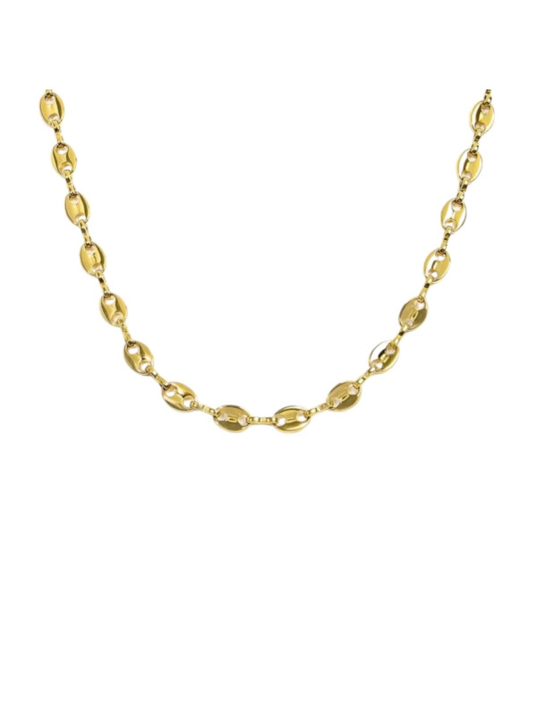 Collana Unisex Marlù in Acciaio Pvd Oro Giallo 33cn0027g