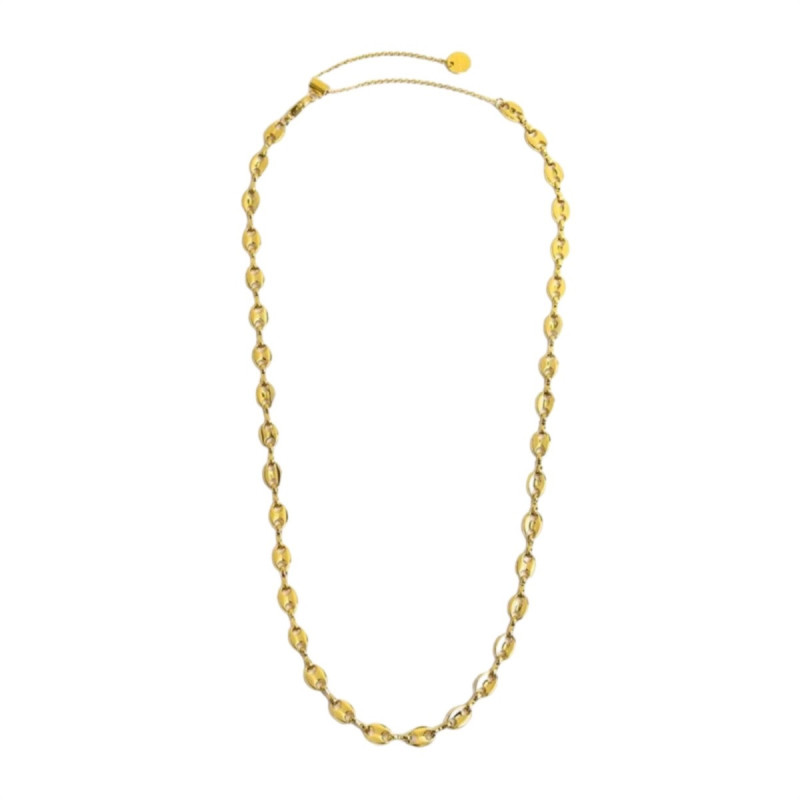 Collana Unisex Marlù in Acciaio Pvd Oro Giallo 33cn0027g