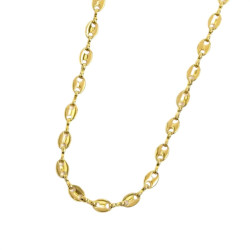 Collana Unisex Marlù in Acciaio Pvd Oro Giallo 33cn0027g