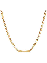 Liu Jo LJ1830 Steel Chain Necklace Gold Color with Zircons