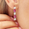 Mono Orecchino Donna Brosway Fancy FPR19 in Argento 925% e Cristalli Viola