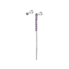 Orecchino a Lobo Donna Marlù 31OR0003-P Multindosso Tennis Pendente Pietra Viola