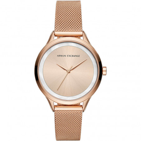 Orologio Solo Tempo Donna Emporio Armani AX5602 Harper in Acciaio Oro Rosa