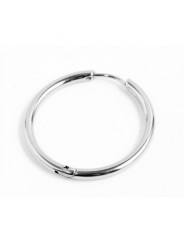 Mono Orecchino Marlù Cerchio Acciaio Silver Diametro 24mm 2or0048