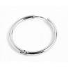 Mono Orecchino Marlù Cerchio Acciaio Silver Diametro 24mm 2or0048