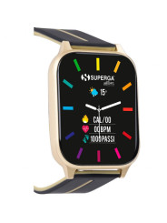 Orologio Smartwatch Unisex Superga Ink2 SW-STC015 Nero e Giallo Cassa Alluminio